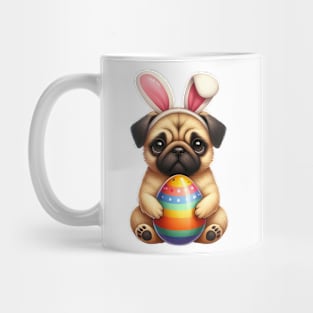 Easter Pug Dog Mug